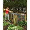 Making Compost Gardener making compost