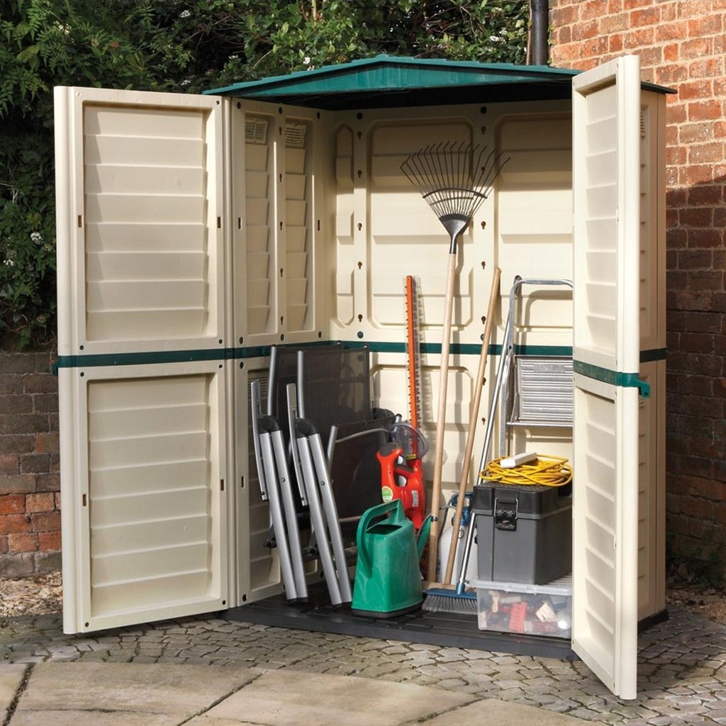 the best plastic sheds - reviewed lean green home