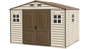 Duramas Large Vinyl Garden Shed