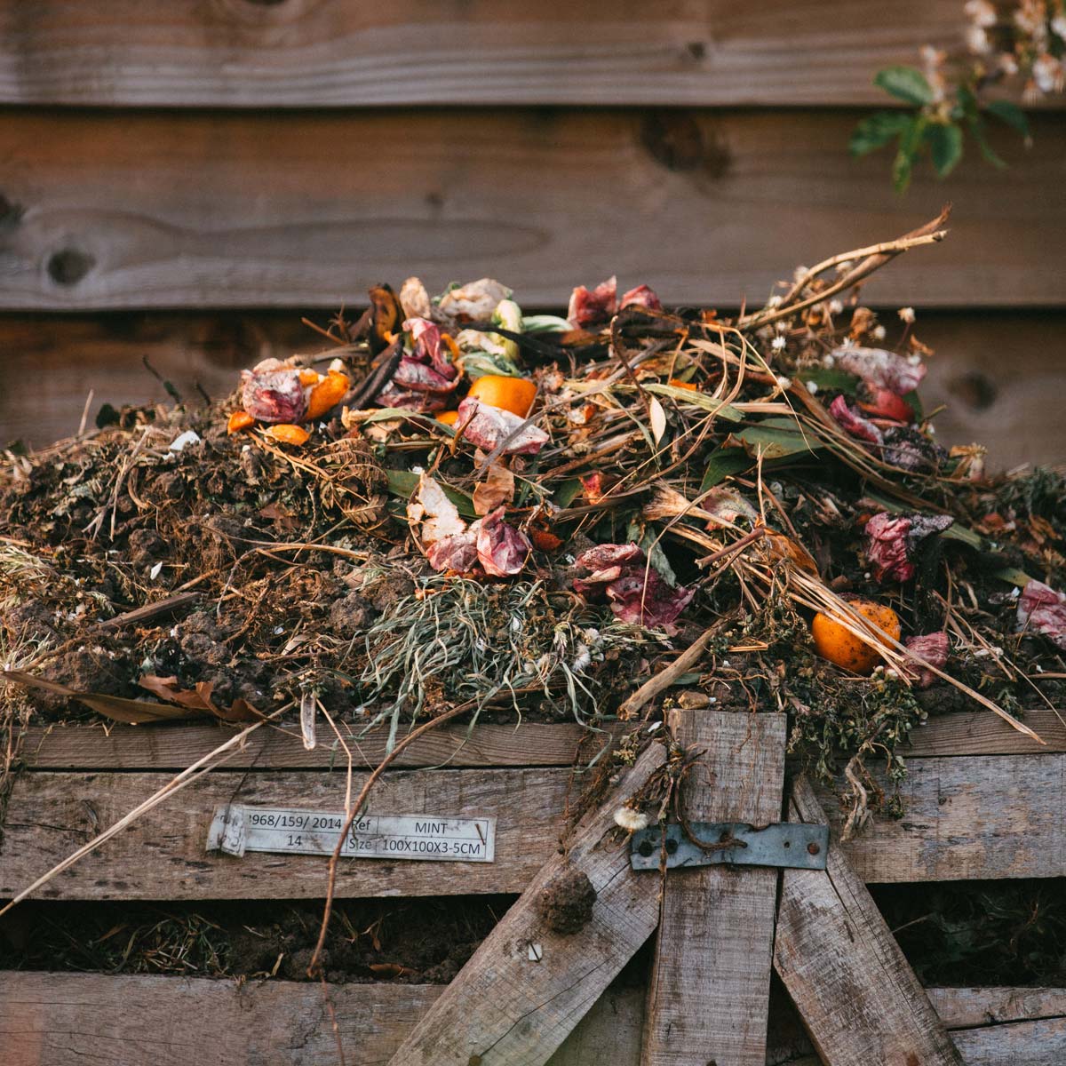 A Garden Compost Pile